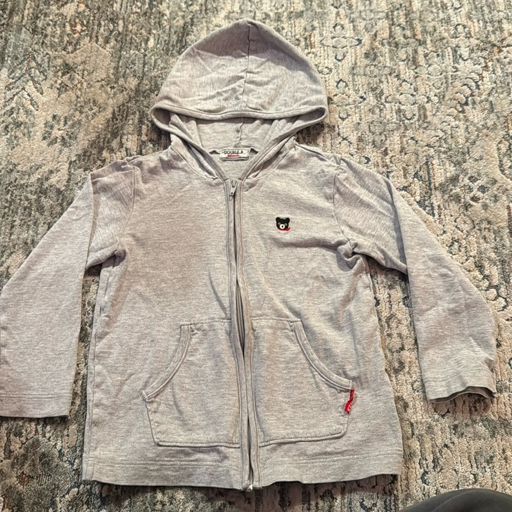 Mikihouse double B boys hooded sweater